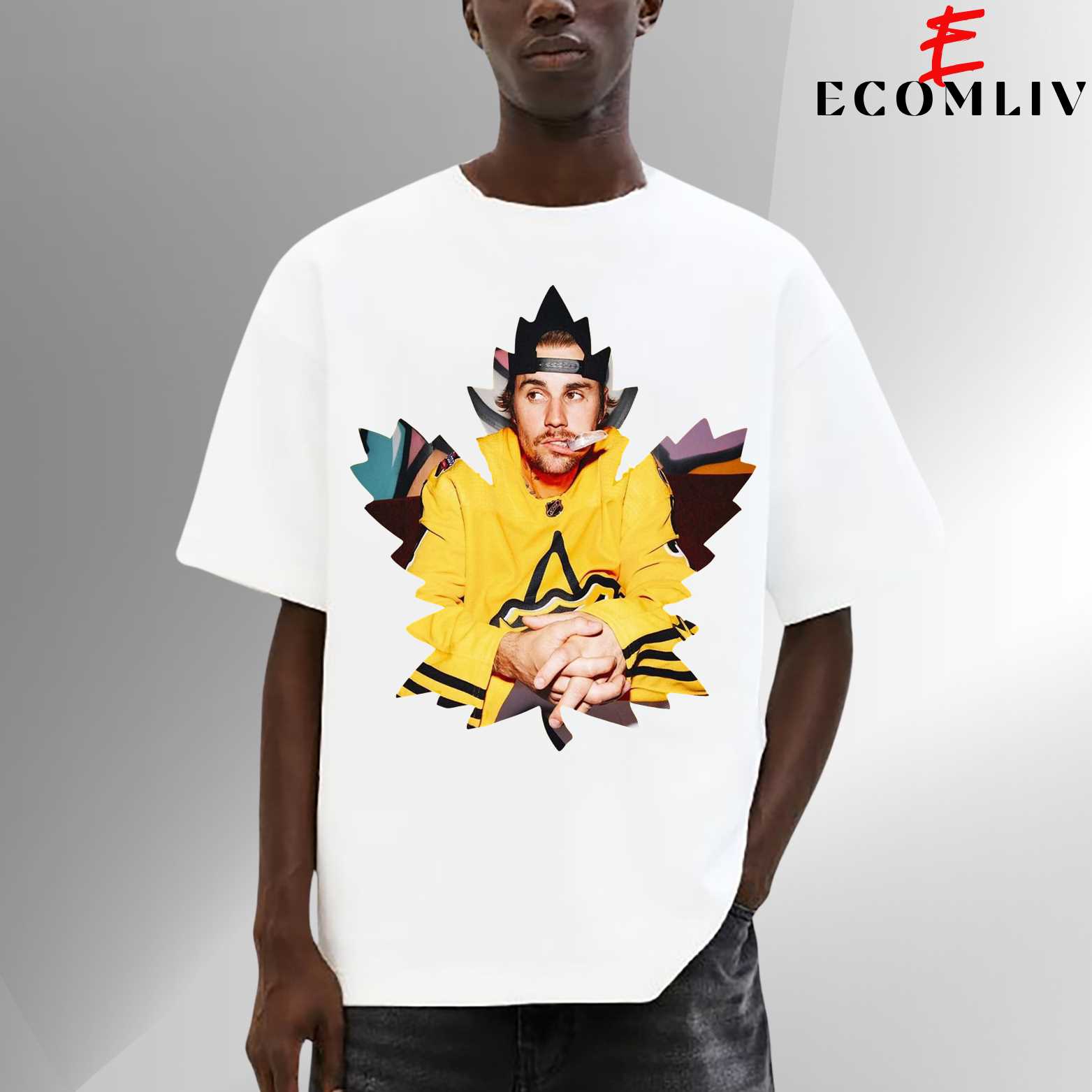 Justin Bieber Tee, Streetwear Music T-Shirt, Unisex Pop Star Fan Shirt